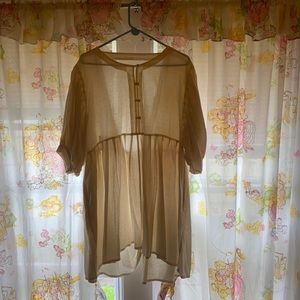 Avy and Co SOL - Bloomer Playsuit in Buttermilk